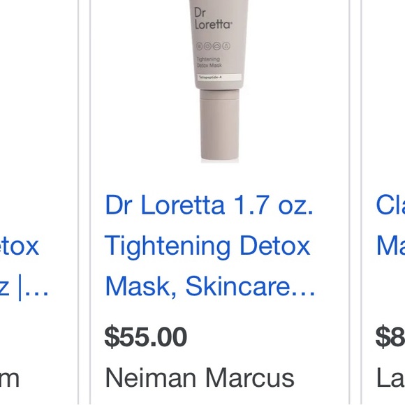 Dr. Loretta Tightening Detox Mask NEW NEVER USED - Picture 3 of 3